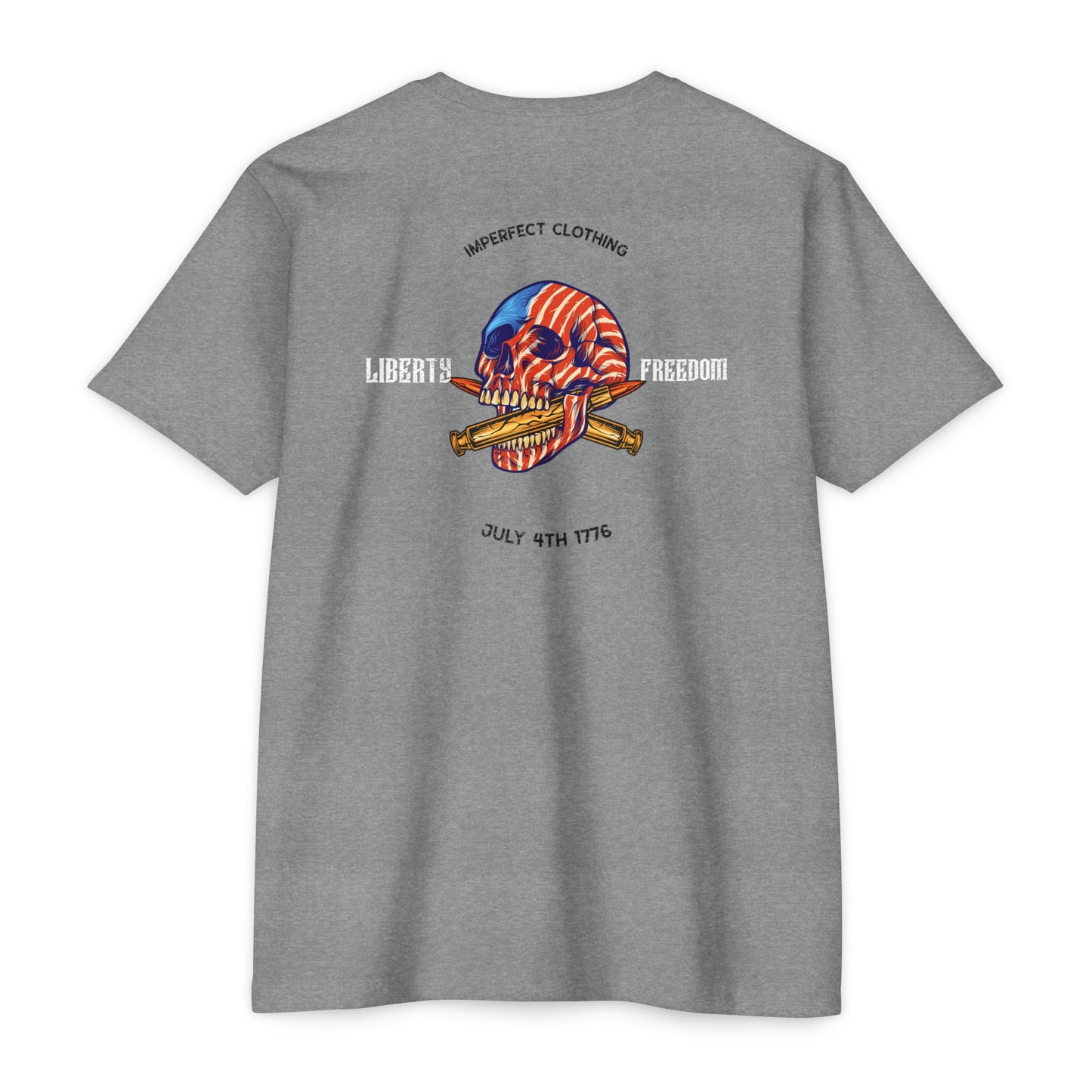 IMPERFECT LIBERTY SKULL T-shirt