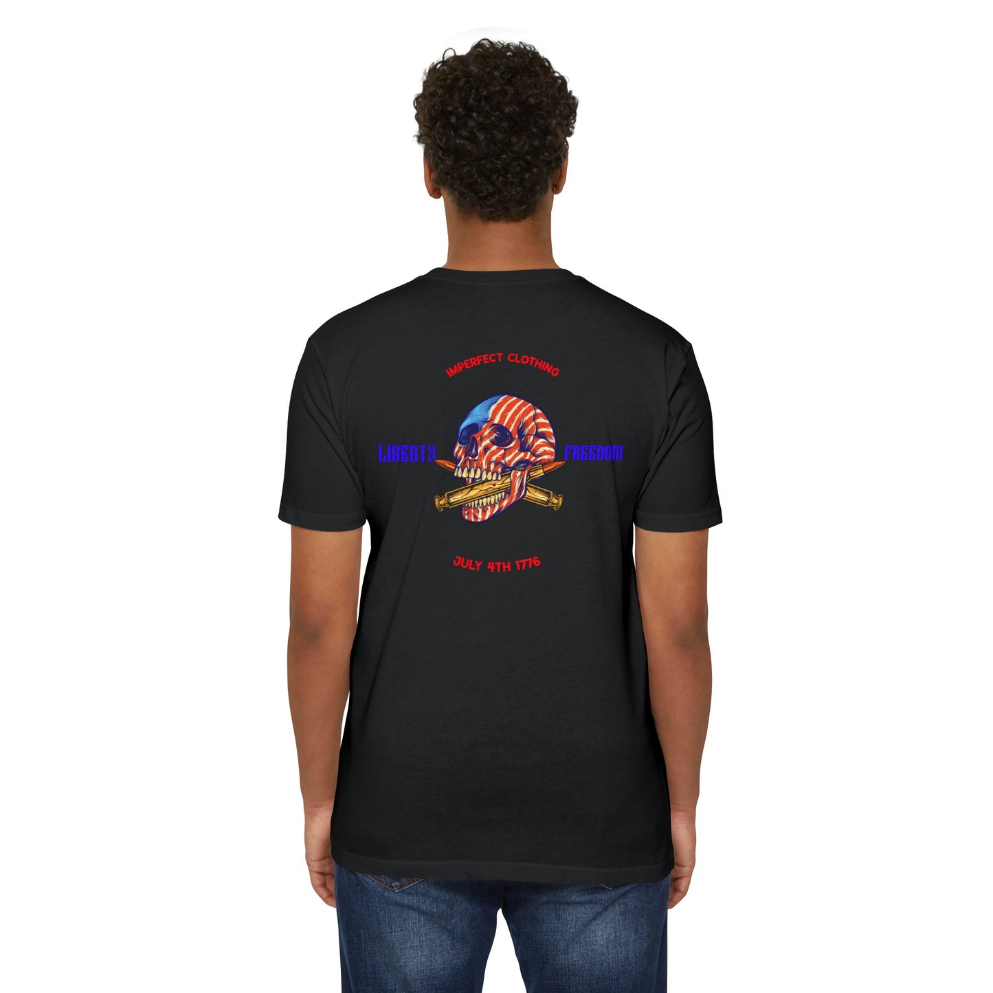 IMPERFECT LIBERTY SKULL T-shirt