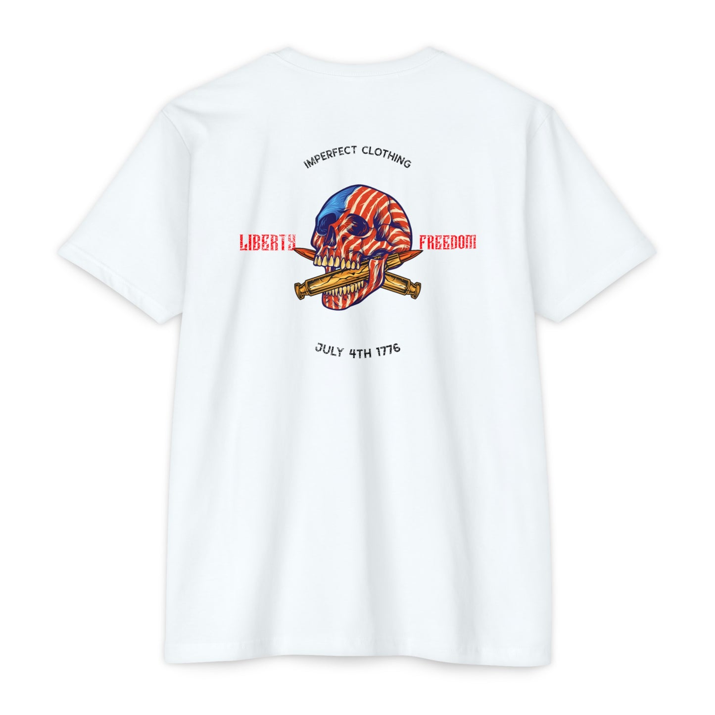 IMPERFECT LIBERTY SKULL T-shirt