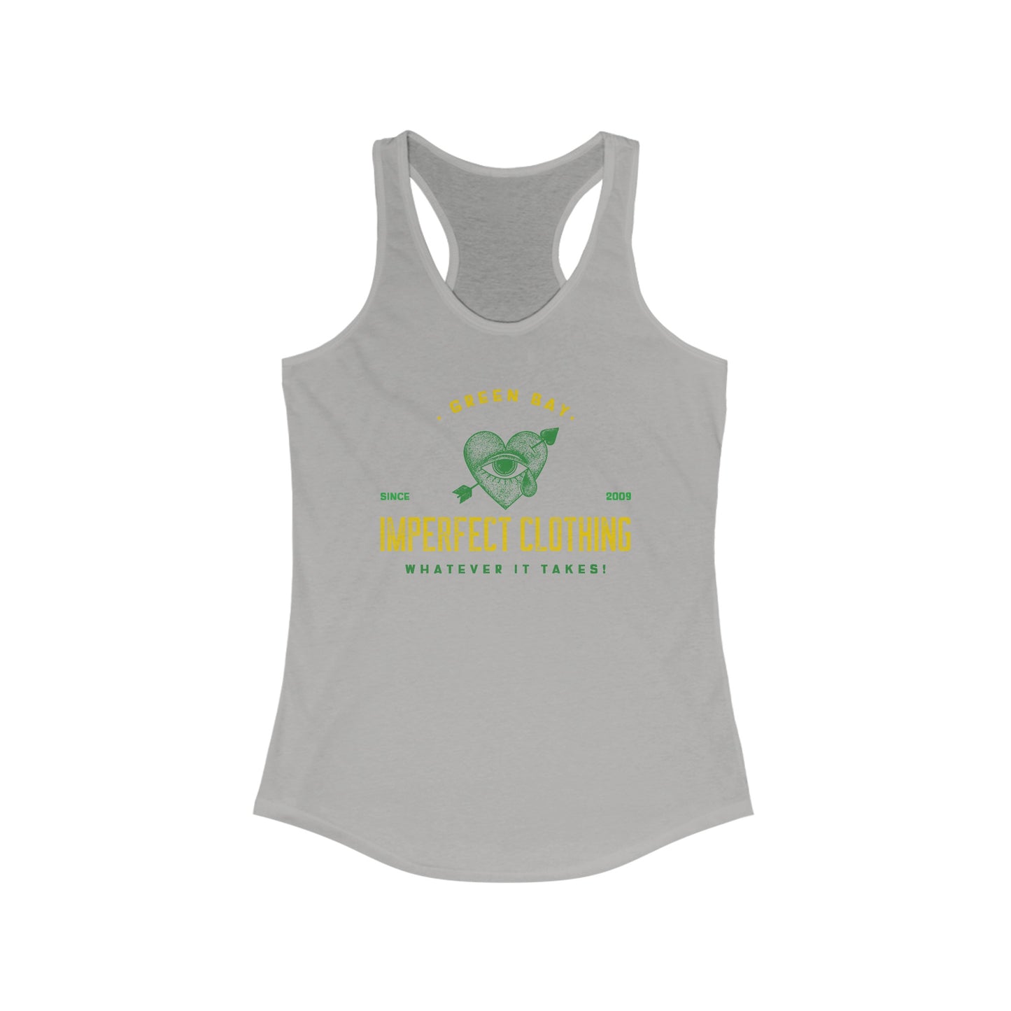 IMPERFECT Green Bay LOVE Racerback Tank