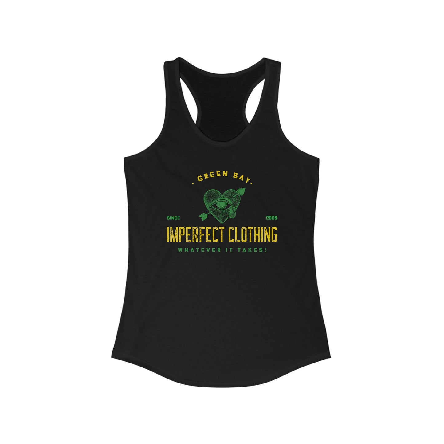 IMPERFECT Green Bay LOVE Racerback Tank