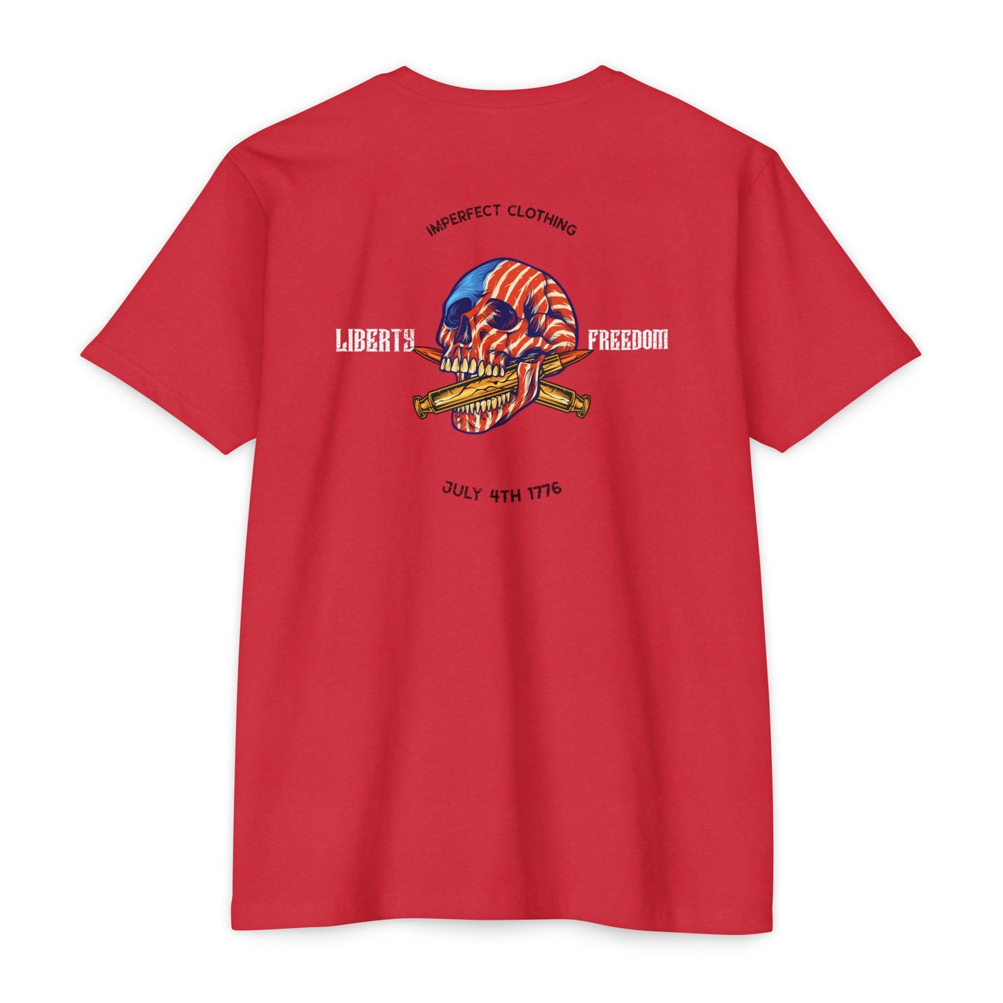 IMPERFECT LIBERTY SKULL T-shirt