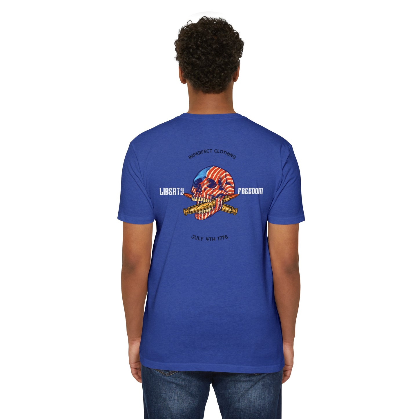 IMPERFECT LIBERTY SKULL T-shirt