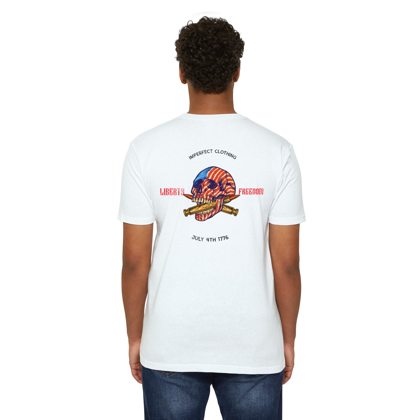 IMPERFECT LIBERTY SKULL T-shirt