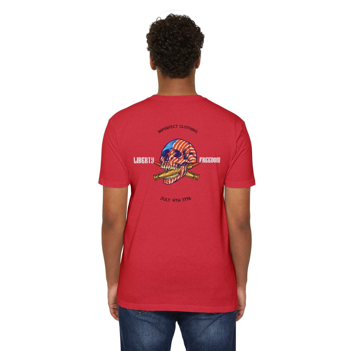 IMPERFECT LIBERTY SKULL T-shirt