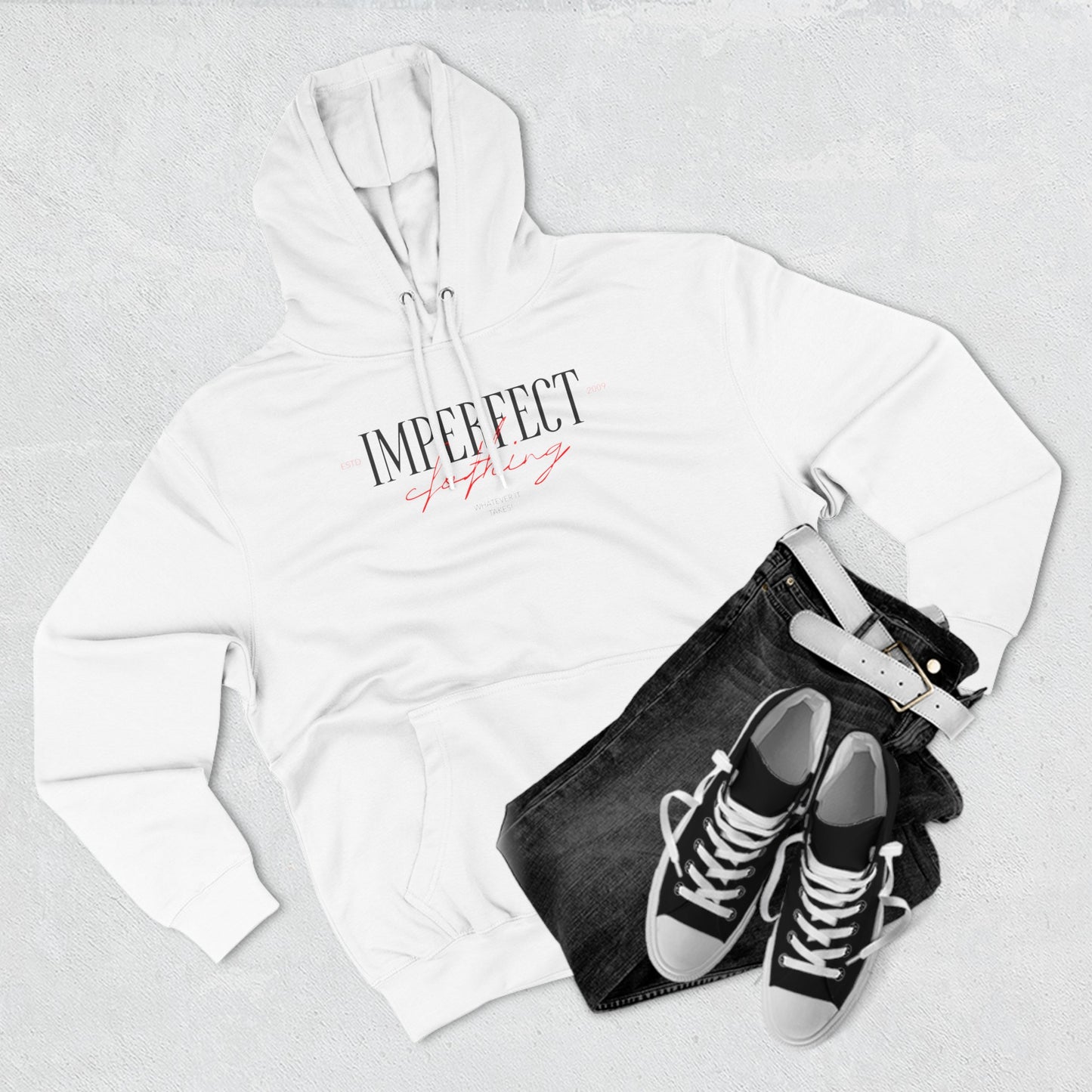 Mens imperfect hoodie