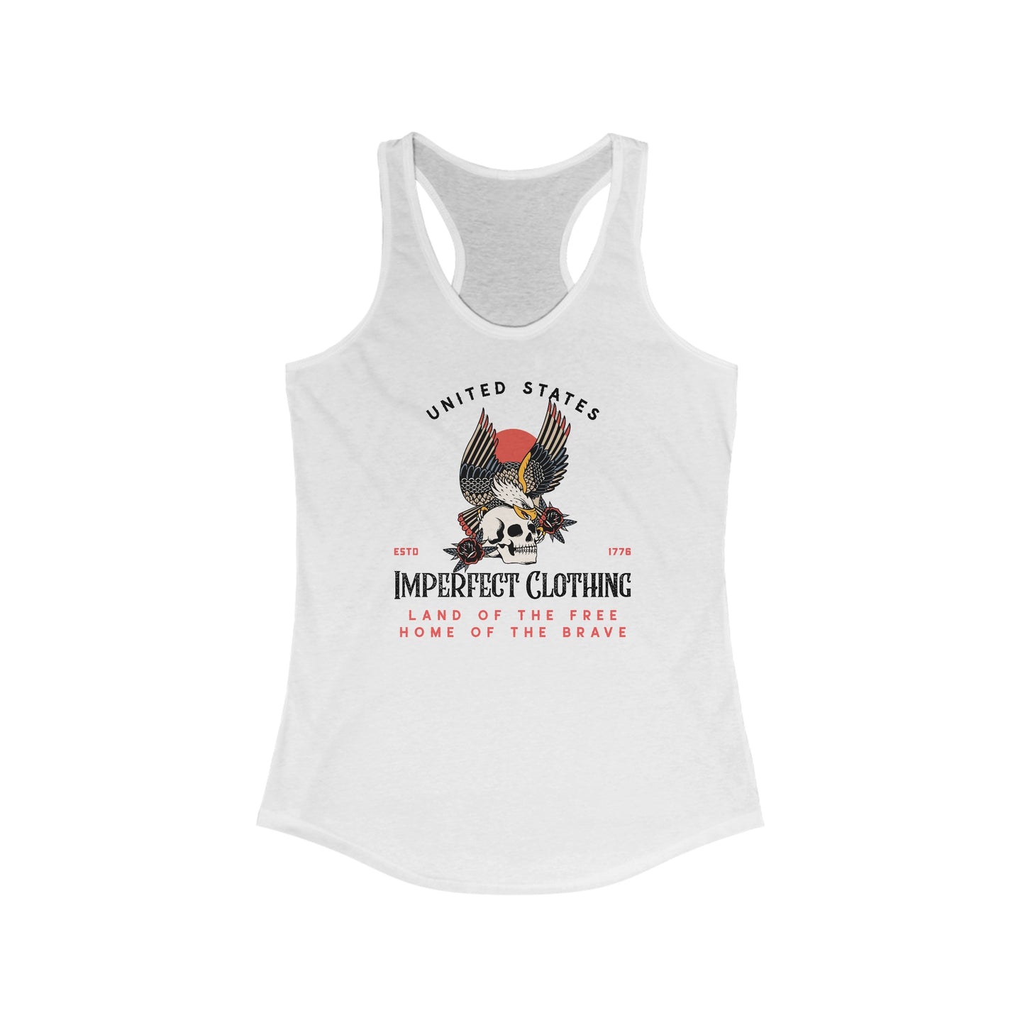 IMPERFECT USA Ideal Racerback Tank